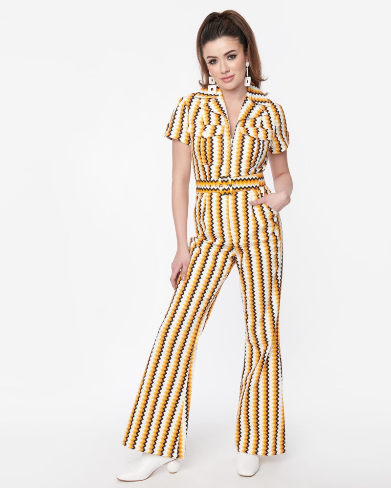 Candy stripe jumpsuit clearance